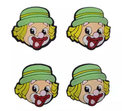 Aplique Emborrachado - Palhaço Patata - 30mm - 2un