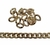 Elos para Corrente Abs - Dourado - 21mm - 50g