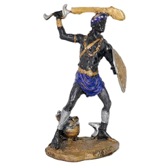 Ogum: 24cm em Resina com adornos (B) - loja online