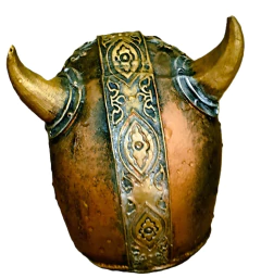 Caveira crânio I Viking com Chifre Guerreiro Medieval_A - loja online