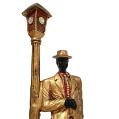 Zé Pilintra I poste 33cm resina com adorno (D)