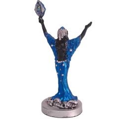 Iemanjá Candomblé 20cm Resina com adorno I 