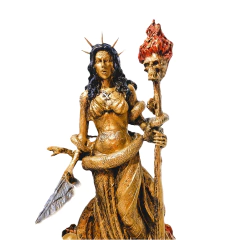 Deusa Hécate resina 27cm I wicca - loja online