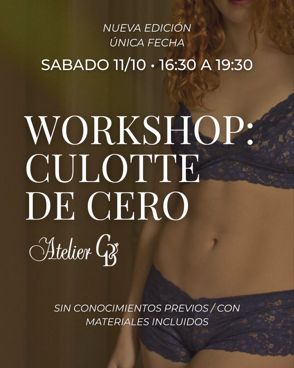 WORKSHOP CULOTTE (PRESENCIAL)