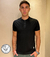 Remera Botones Negra