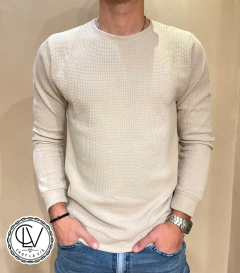 Sweater Panal Premium Beige - comprar online