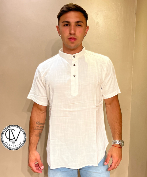 Camisola Lino Blanca