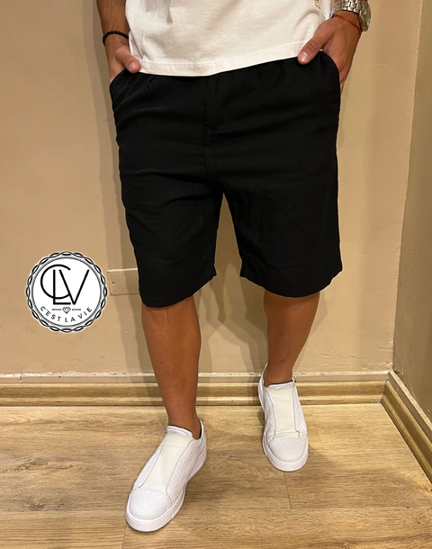 Bermuda Lino Thai Negra