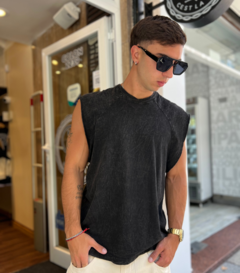 Musculosa Wash Negra