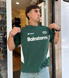 Remera Rainstorm Verde - comprar online