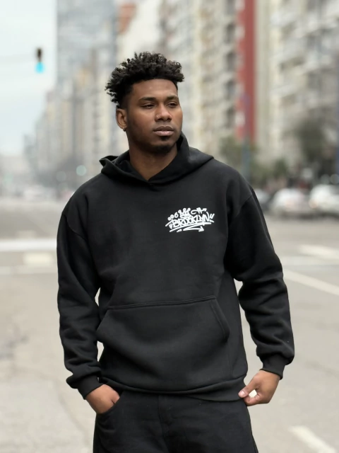Buzo Brooklyn Negro - comprar online