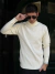 Sweater Media Polera Crudo