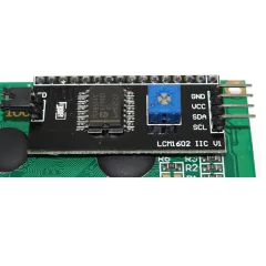 Display LCD 1602 Verde HD44780 + I2C - comprar online