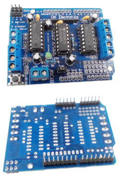 Shield L293D Arduino para Motores Paso A Paso Dc y Servo - comprar online
