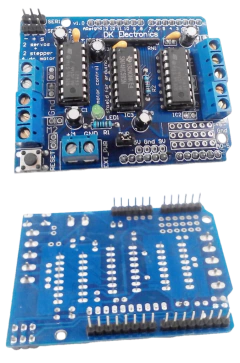 Shield L293D Arduino para Motores Paso A Paso Dc y Servo - comprar online
