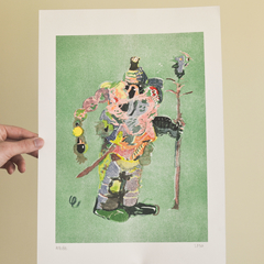 Explorador - Waibe (Print en Risografía)
