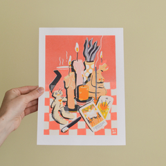 Amor - China Ocho (Print en Risografía)