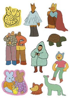 Stickers de Wendy Niev en internet