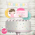 Kit Imprimible Angelita Colores Pastel Bautismo Comunión Bautizo estampita invitacion tarjeta digital nena niña cake topper torta