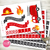 Kit Imprimible Bomberos cumpleaños camion tarjeta digital invitacion adorno torta cake topper firemen