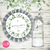 Kit Imprimible botanico clásico 1 comunion bautismo baby shower cumpleaños invitacion digital corona de hojas eucaliptus