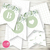 Kit Imprimible botanico comunion cumpleaños boda casamiento 15años 15 años quinceañera bautismo bautizo baby shower cumpleaños kit digital greenery party