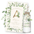 kit imprimible botánico glitter dorado gold, bautismo, comunión, tarjeta digital bautismo, invitacion digital, eucaliptus, deco bautismo, deco comunion, estampita bautismo, estampita recuerdo
