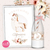 Kit imprimible caballito boho flores acuarela invitacion digital