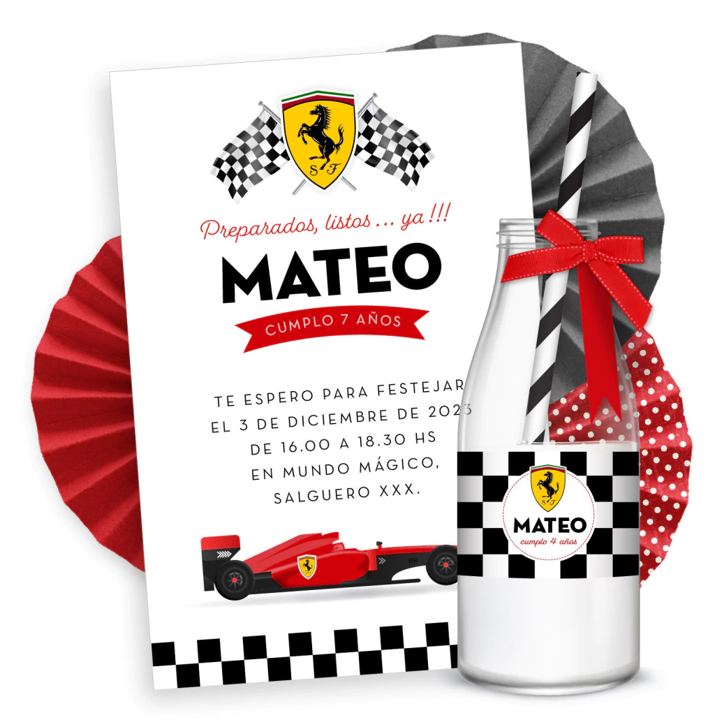 Kit Imprimible F1 Ferrari