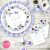 Kit imprimible flores y mariposas acuarela lila 2 - tienda online