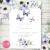 Kit imprimible flores y mariposas acuarela lila 2 invitacion digital tarjeta quince años quinceañera cumpleaños comunion bautismo baby shower bautizo