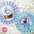 Kit Imprimible personalizado Frozen 2 Disney winterland elsa anna olaf invitación digital candybar tarjeta printable kit party