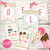 kit imprimible heladitos glitter personalizado colores pastel cumpleaños fiesta decoracion deco diy helados invitacion tarjeta