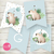 Kit imprimible capybara carpincho party celeste varón niño tarjeta digital, cake topper capybara, adorno capybara