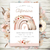 Kit imprimible capybara carpincho arcoiris rosa con flores boho acuarela cumpleaños baby shower bautismo tarjeta invitacion digital papeles digitales adorno torta, cake topper