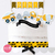 Kit Imprimible Digital de Construcción, con ilustraciones de máquinas de construcción en colores amarillo y negro. Cumpleaños tarjeta invitacion digital camiones construccion excavadora grua