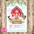 Invitación Imprimible Invitación Digital granja roja granjita animalitos vaquita