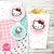 Kit hello kitty pastel cumpleaños invitacion digital gatita kitty birthday