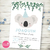 kit imprimible koala personalizado celeste varon niño cumpleaños fiesta decoracion deco diy invitacion tarjeta