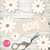 Imagen de Kit imprimible flores margaritas crema