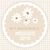 Kit imprimible flores margaritas crema - decora tu cumple
