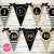 Kit imprimible personalizado adultos 30 40 50 60 70 años glitter dorado milestone