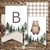 Kit imprimible osito bosque acuarela tarjeta cumpleaños invitacion digital cake topper oso