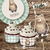 Kit imprimible osito bosque acuarela tarjeta cumpleaños invitacion digital cake topper oso