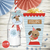 Kit imprimible perrito cumpleaños cachorro invitacion banderines baby shower bautismo