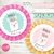 Kit imprimible llama party rosa llamita llamitas invitacion digital cumpleaños