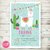 Kit imprimible llama party cumpleaños llamitas personalizado 