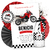 Kit Imprimible Moto GP motocross cumpleaños ducati printable party birthday invitation cake topper rally adorno torta