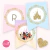 Kit imprimible cumpleaños temática princesas disney cenicienta frozen elsa sirenita ariel bella rapunzel mulan moana Printable party princess invitacion digital tarjeta cake topper 