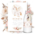 Kit imprimible unicornio reino boho princesa acuarela tarjeta invitacion digital cake topper